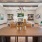 a dining room table with chairs and a chandelier