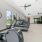 a gym with treadmills